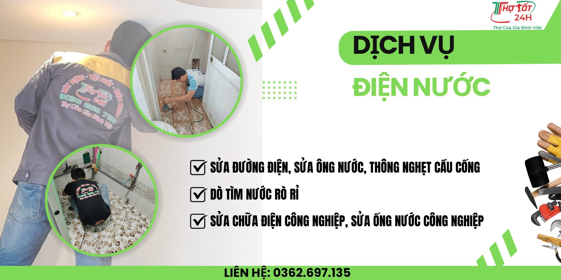Dịch Vụ Sửa Điện Nước Tại Nhà Bình Dương & TP.HCM Uy Tín, Giá Rẻ