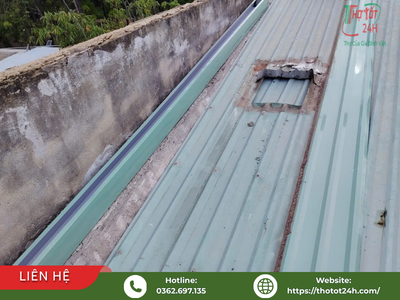 Thi công chống thấm tại Bình Dương toàn diện cho bề mặt mái tôn và khu vực giáp tường nhà