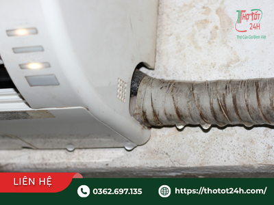 Đường ống dẫn máy lạnh bị đọng sương rò rỉ nước cần kiểm tra kịp thời