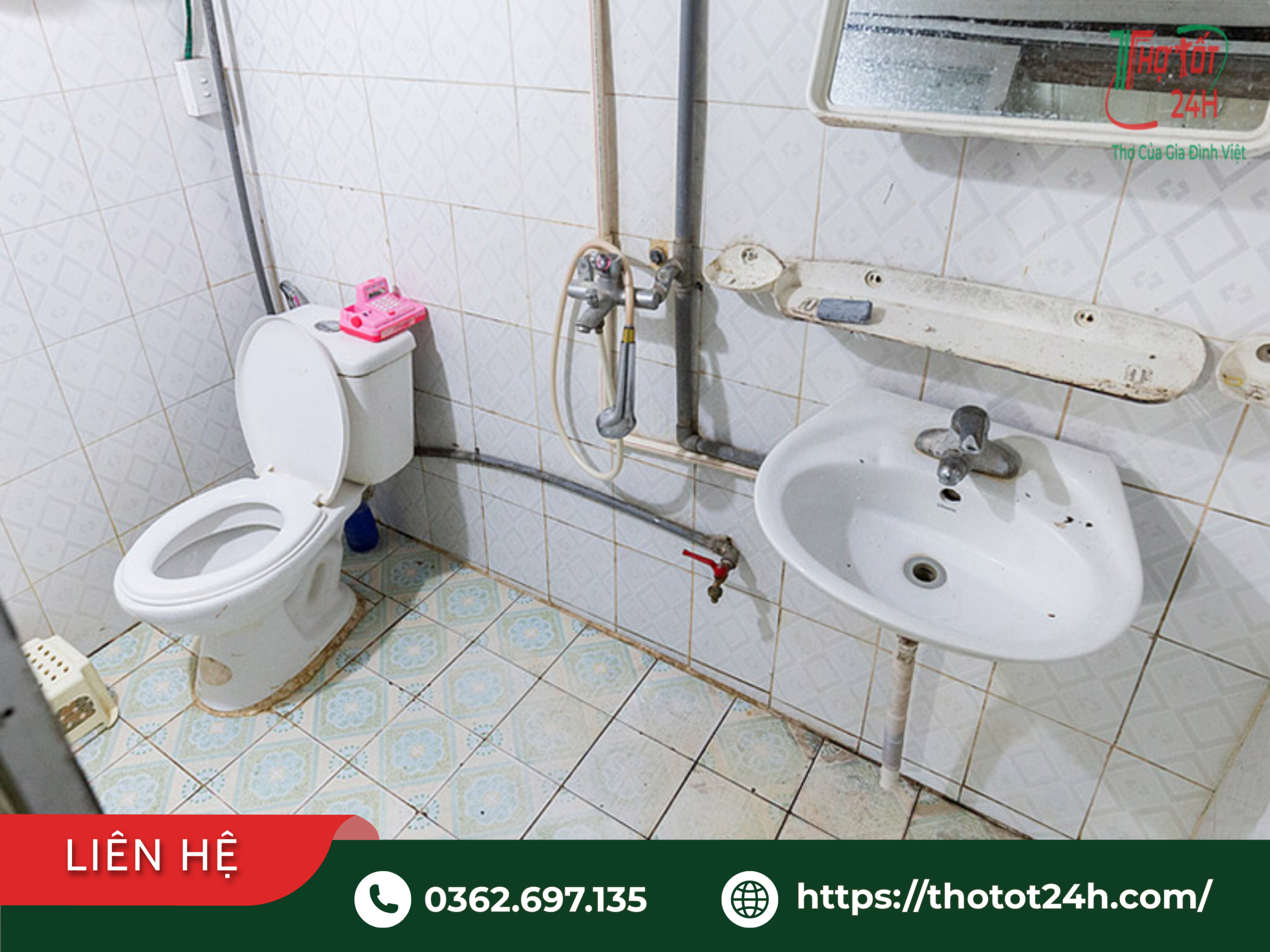 Rò rỉ ống ngầm và gạch bị bộp diện rộng
