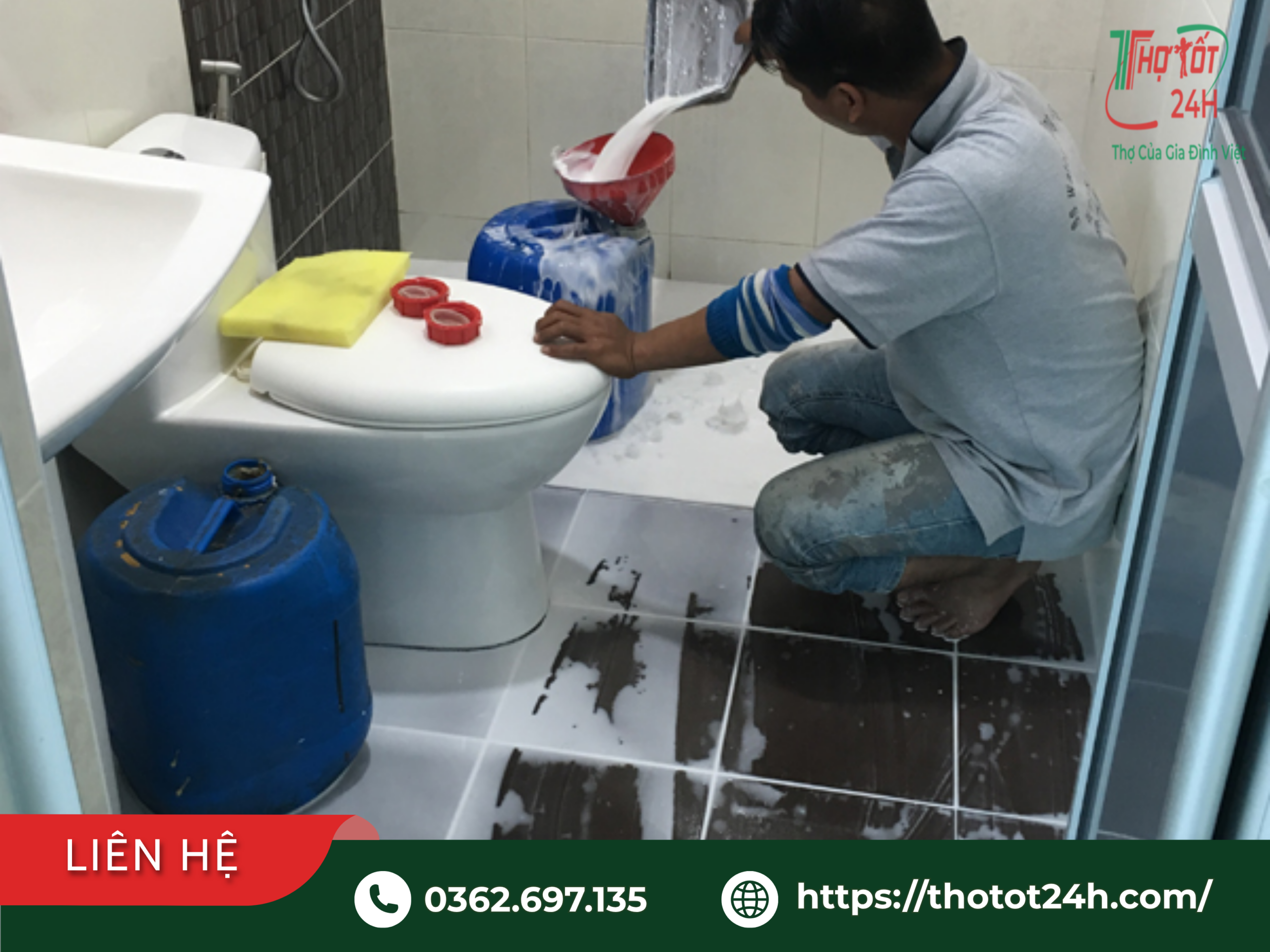 Thợ thi công chống thấm nhà vệ sinh phòng trọ tối ưu chi phí cho chủ nhà